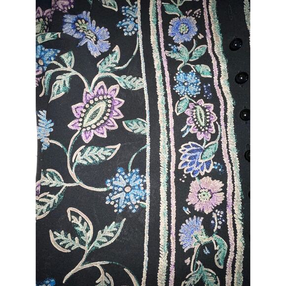 Liz Claiborne Dresses Tunic Top - Size 4 - Gorgeous Floral Design - Picture 4 of 11